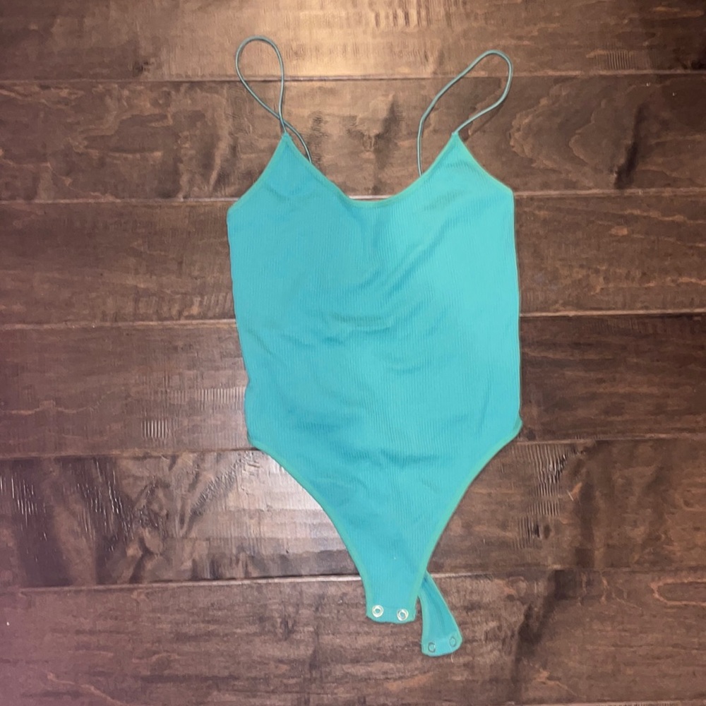 Blue green bodysuit FOREVER 21